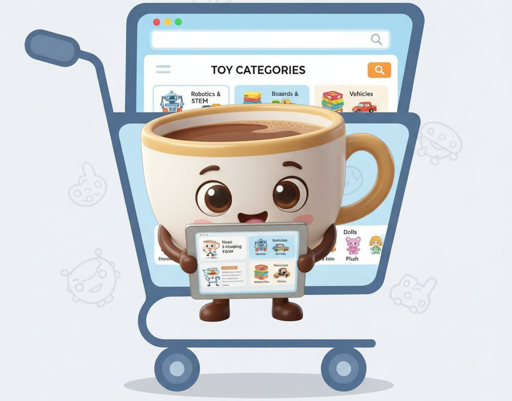 🧸 دسته‌بندی کامل اسباب بازی‌ها در تی‌توی